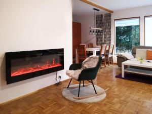 Posezení v ubytování Ferienhaus DANA