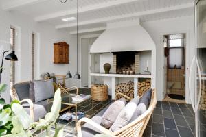 Istumisnurk majutusasutuses Hotel Aahøj