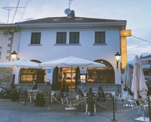 A restaurant or other place to eat at El Colorín