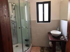 Kylpyhuone majoituspaikassa Pléyades