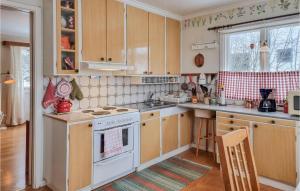 Кухня или мини-кухня в Cozy Home In Kyrkesund With Kitchen

