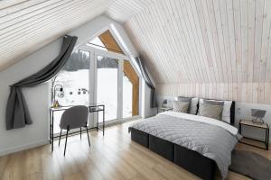 Кровать или кровати в номере Hill & Chill Kudowa Zdrój