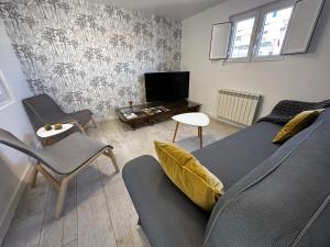 TV/trung tâm giải trí tại Casa Román V Edificio rehabilitado sin ascensor