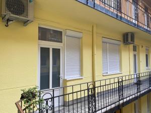 Balkón alebo terasa v ubytovaní GreyBlack Styles Apartment