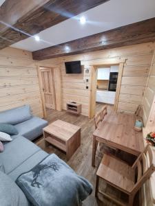 Posezení v ubytování Apartament na krzywym