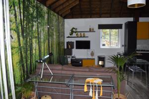 Televízia a/alebo spoločenská miestnosť v ubytovaní La Palma Wild Life