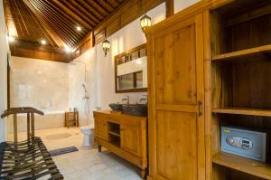 Kuchyň nebo kuchyňský kout v ubytování Danakha Villa Ubud
