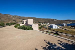 a view from the top of a roof of a building at M. Houses 5 in Agios Romanos