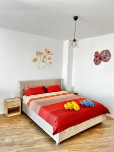 Tempat tidur dalam kamar di Apartment Mara 1
