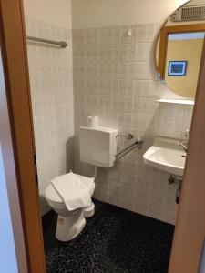 Koupelna v ubytování Pension Reiterhaus