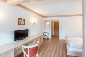 TV a/nebo společenská místnost v ubytování Hotel Eisensteiner Hof