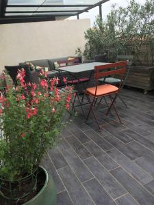 Balkón alebo terasa v ubytovaní Appartement T3 à 2mn de la Plage