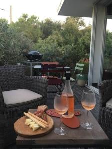 Nápoje v ubytovaní Appartement T3 à 2mn de la Plage + 2 fotografie
