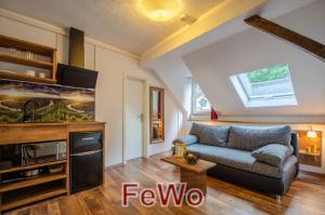 Posezení v ubytování MoselUnion - Aparthotel Landsknecht