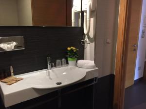 Koupelna v ubytování Grande Albergo Alfeo