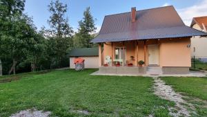 Zahrada ubytování Jankovic Chalet