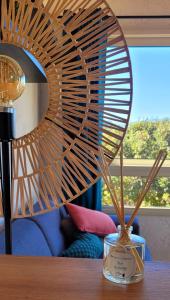 Posezení v ubytování L'Original, Superbe appartement à 5min de la plage