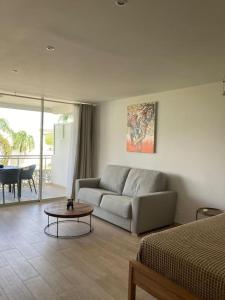 Зона вітальні в Beau studio vue mer Anse Marcel