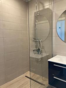 Ванна кімната в Beau studio vue mer Anse Marcel