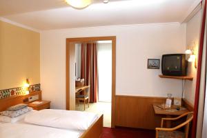 Cama o camas de una habitación en Hotel Völserhof