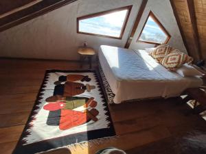 Postel nebo postele na pokoji v ubytování Hostal SoleMare