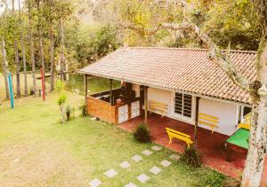 Taman di luar Pousada Doce Recanto
