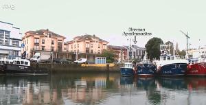 grupa łodzi jest zakotwiczona w przystani w obiekcie HAVANAAPARTAMENTOS w mieście Puerto de Vega