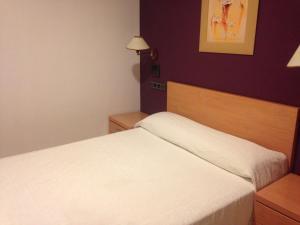 Postel nebo postele na pokoji v ubytování Hostal Meseguer