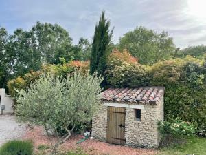 Vonkajšia záhrada v ubytovaní La Luberonne gordes