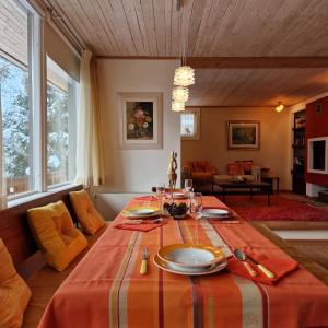 Posezení v ubytování Chalet Yvonne