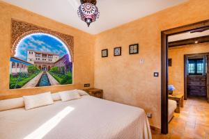 Posteľ alebo postele v izbe v ubytovaní Alpujarra Sulayr