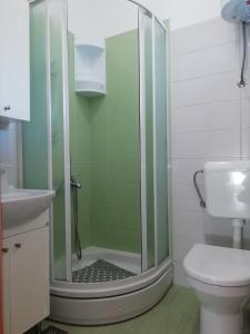 Koupelna v ubytování Apartman Ines