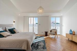 Posteľ alebo postele v izbe v ubytovaní Sumptuous renovated Penthouse - Gray d'Albion-Croi