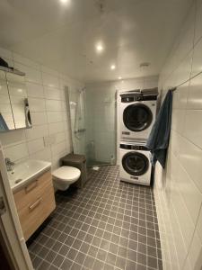 Koupelna v ubytování New central apartment in Tromsø
