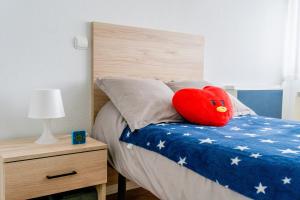 Postel nebo postele na pokoji v ubytování Micampus Logroño Student Residence