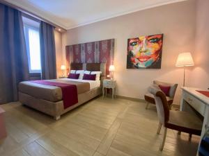 Postel nebo postele na pokoji v ubytování Halex room&food