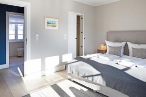 Postel nebo postele na pokoji v ubytování Haus No 7