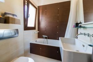 Koupelna v ubytování Villa Minetti