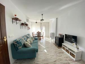 TV a/nebo společenská místnost v ubytování Hermoso Apartamento Vintage