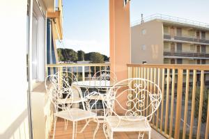 Balkón nebo terasa v ubytování Hermoso Apartamento Vintage