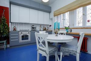 Kuchyň nebo kuchyňský kout v ubytování Apartment Peegel in city center free parking