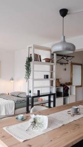 Posezení v ubytování Cosy apartment + 15 fotografií