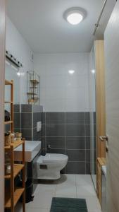 Koupelna v ubytování Cosy apartment