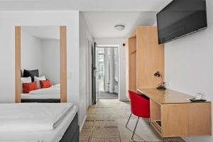 Een TV en/of entertainmentcenter bij Best Western ToRVEhallerne

