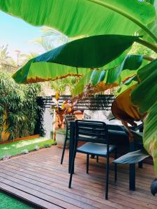 A garden outside Meloneras Garden Suite