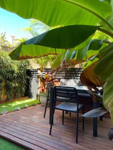 A garden outside Meloneras Garden Suite