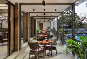 Restaurace v ubytování Vivanta Mangalore Oldport Road - Formerly Known as Taj Manjarun