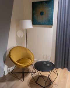 A seating area at Pasubio Quattro BB