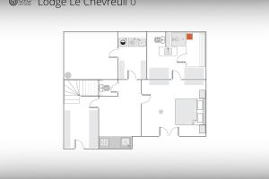 Plan piętra w obiekcie Lodge le Chevreuil - OVO Network