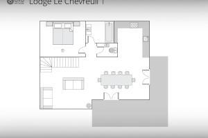 Plan piętra w obiekcie Lodge le Chevreuil - OVO Network